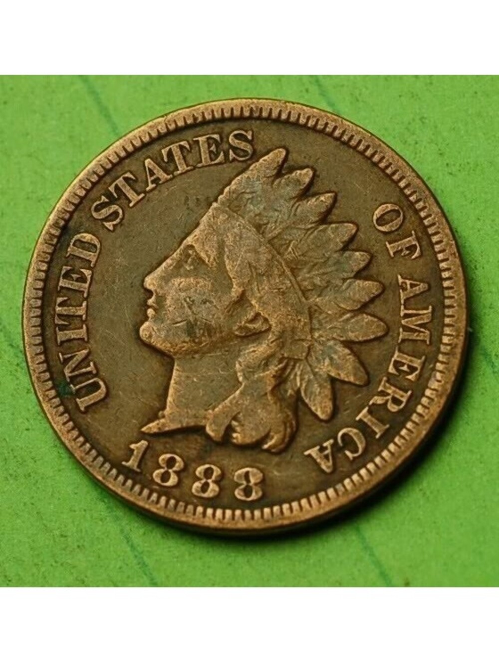 X417 1888 Indian Head Cent Penny 1c - Check Out Our Store old coin